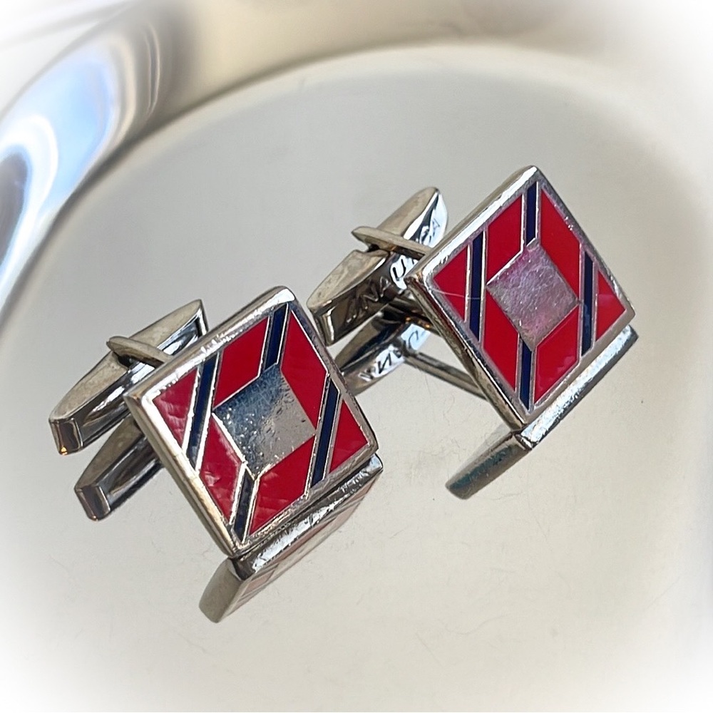 💕Beautiful Square Nautica Cufflinks💕